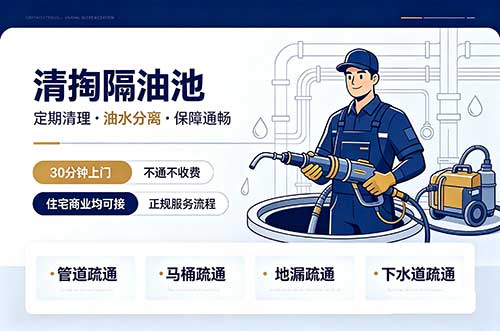 上虞清掏隔油池